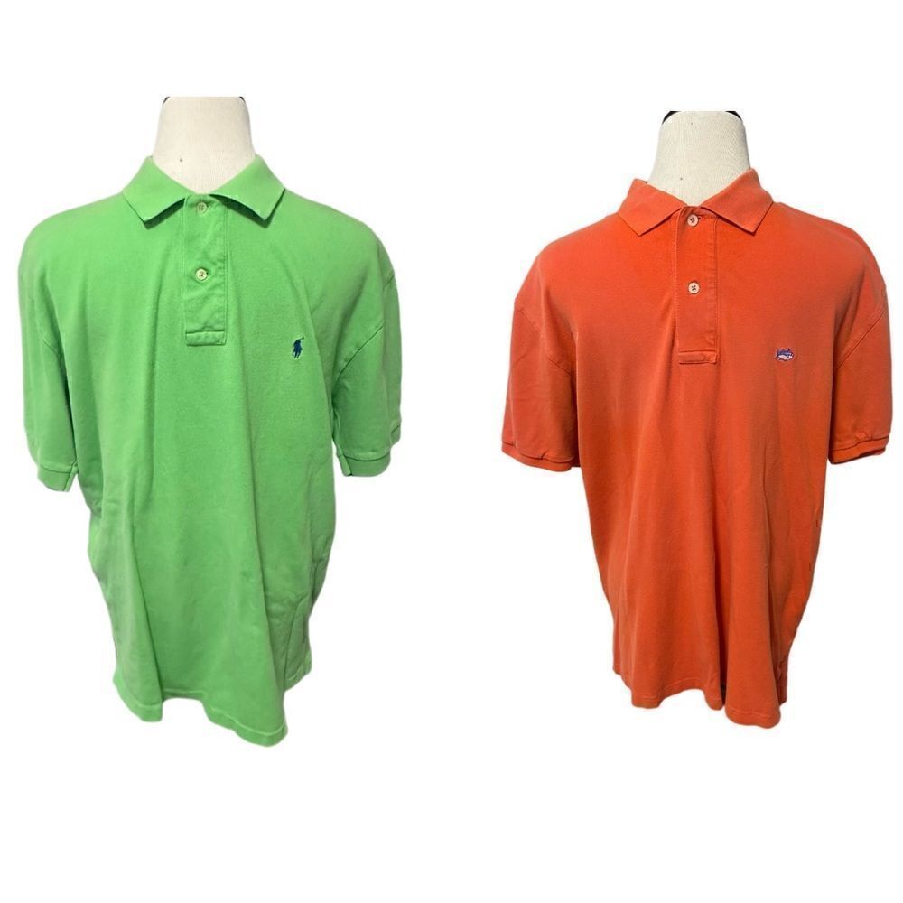 Bundle of Golf Shirts! Southern Tide and Polo by Ralph Lauren Polo Shirts Sz L